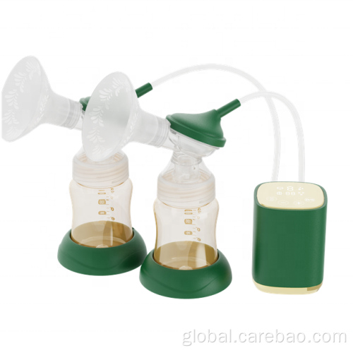 Breast pump anti-back flow double breast pump